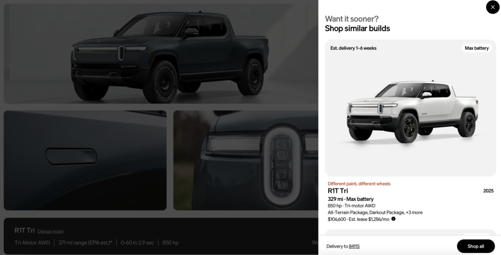 Rivian.com Unveils New Updates: Simplified Configurations, Enhanced ...