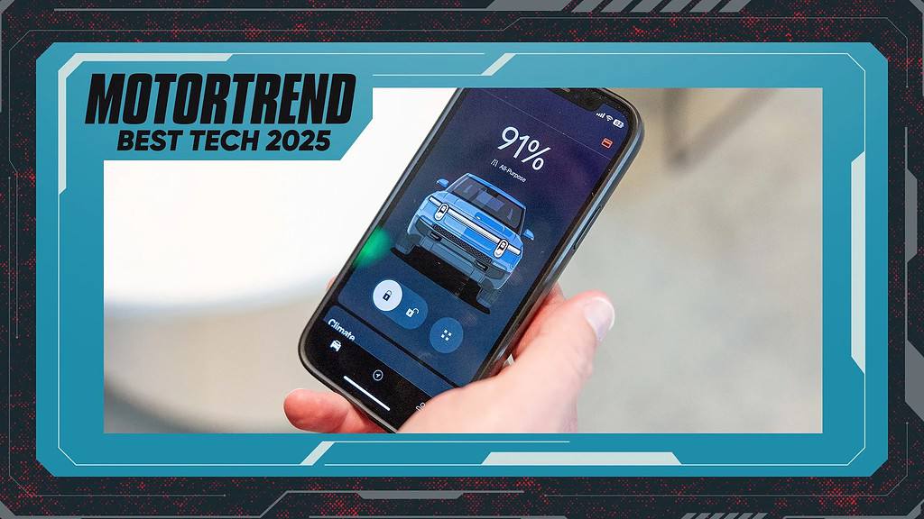 MotorTrend Best Tech of 2025 Automotive App