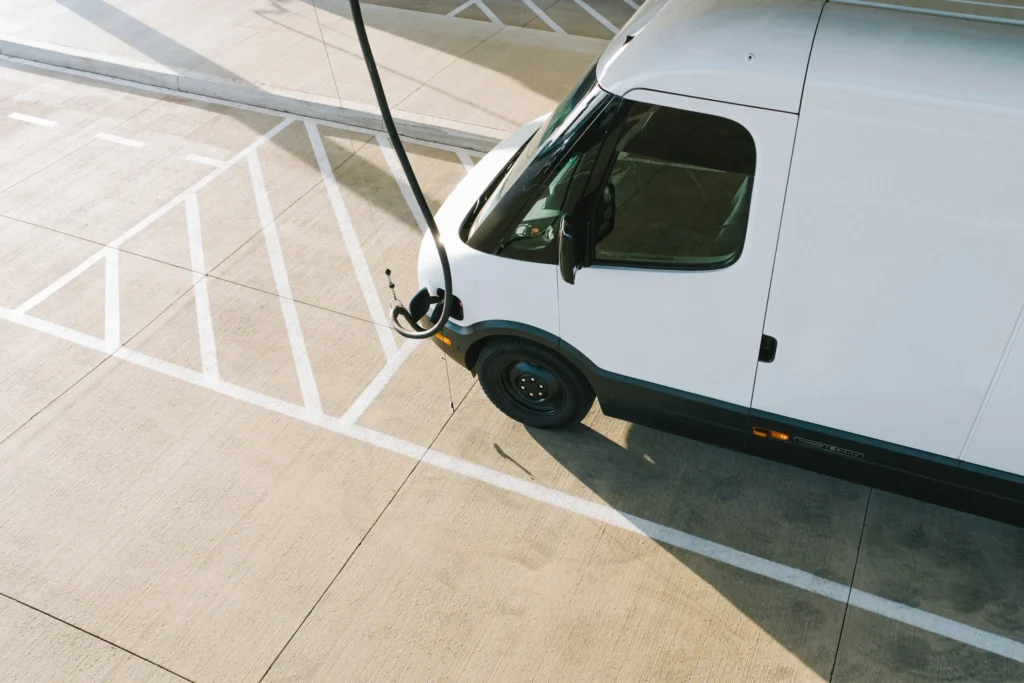 Rivian Commercial Van Charging