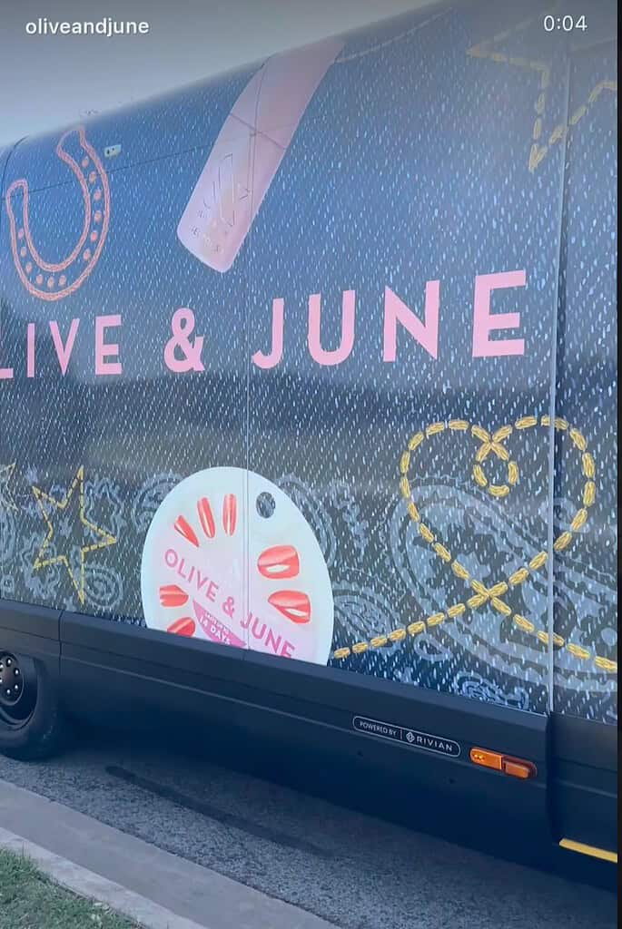 Olive & June Rivian Commercial Van