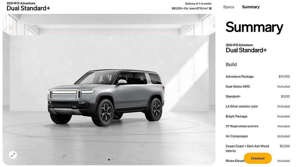 Rivian Dual Standard+