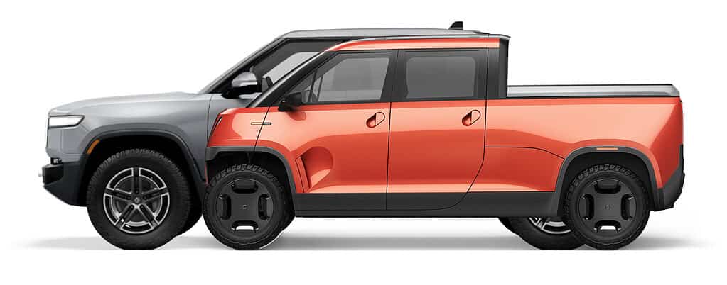 How the Telo MT1 compares to the Rivian R1T