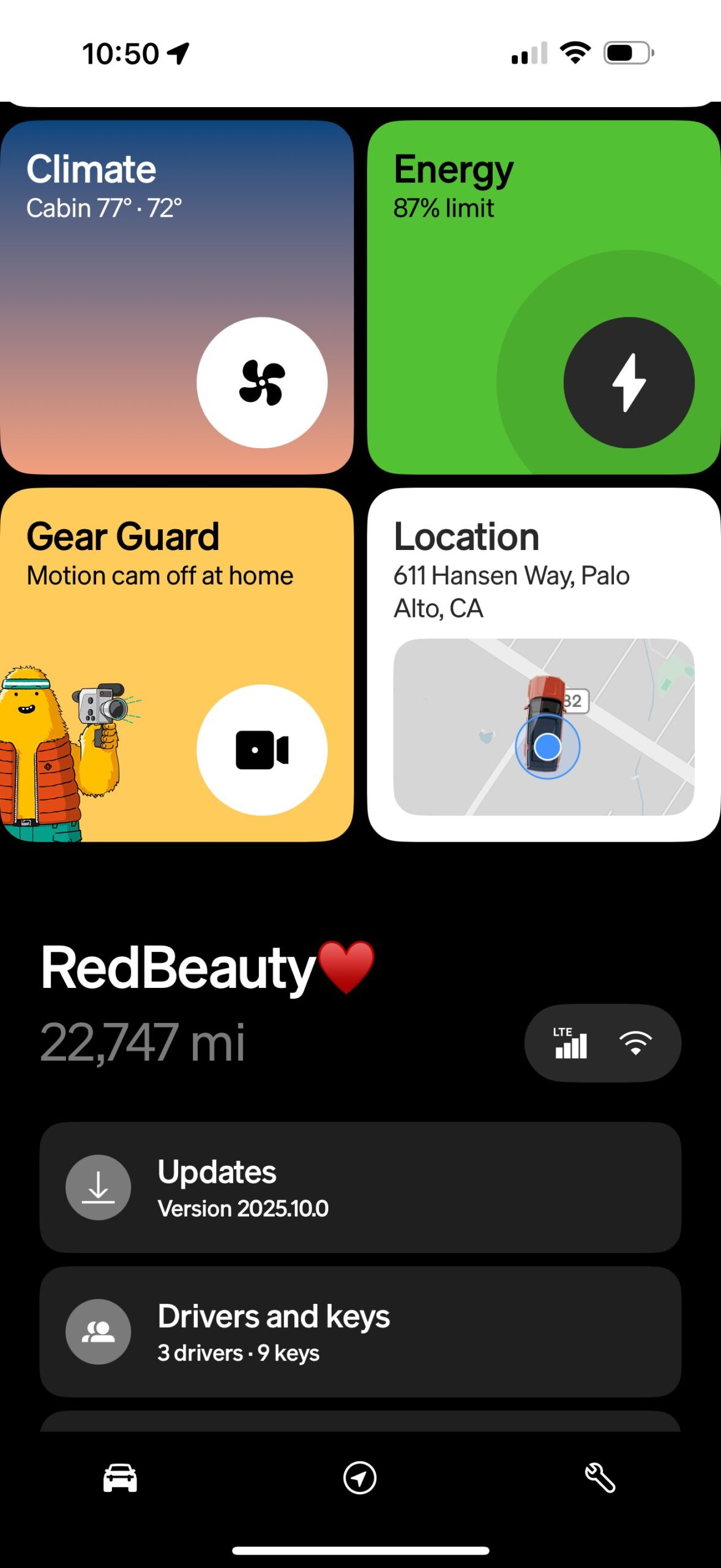Rivian mobile app V3