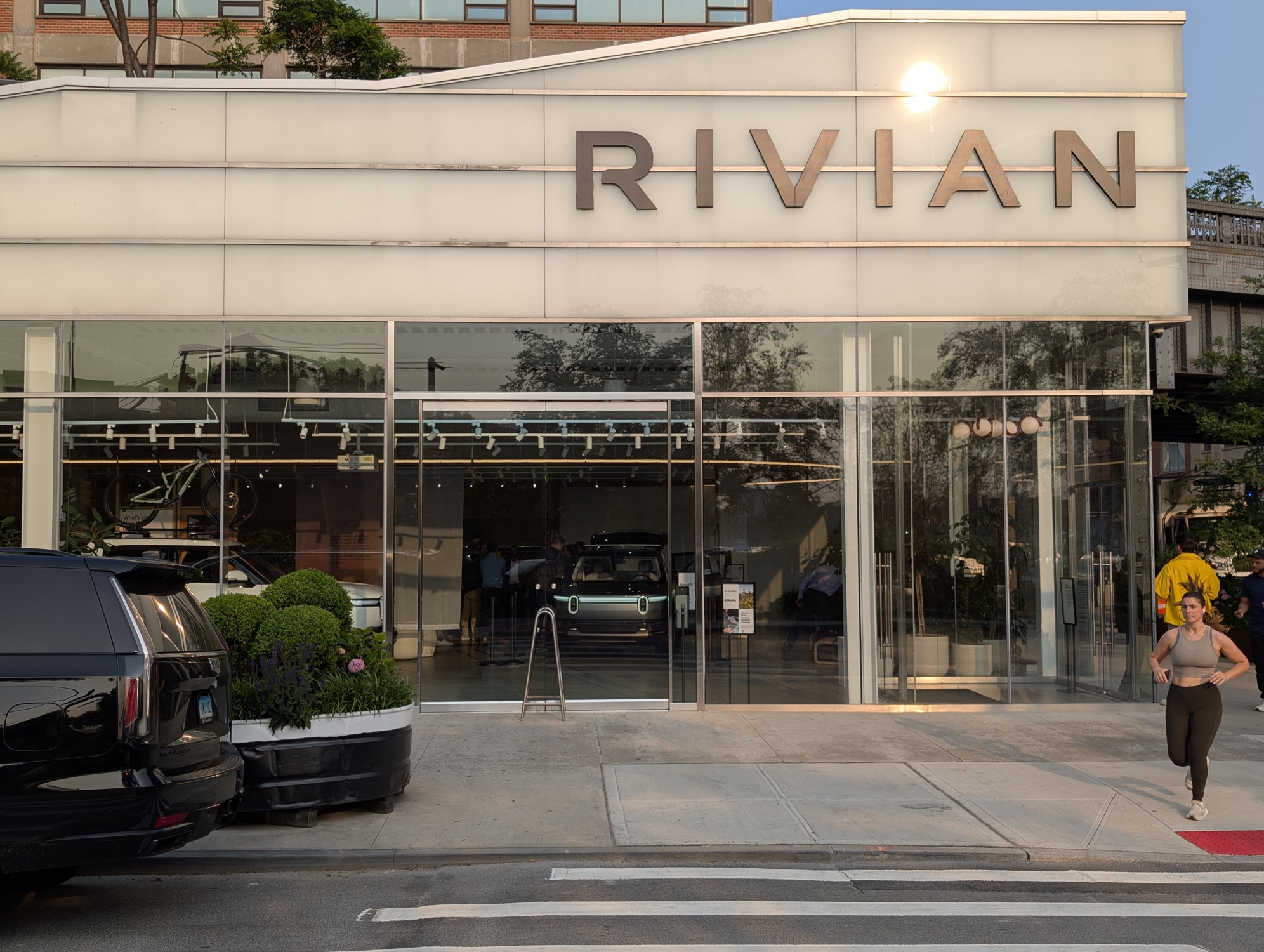 Rivian R2 Silver Prototype