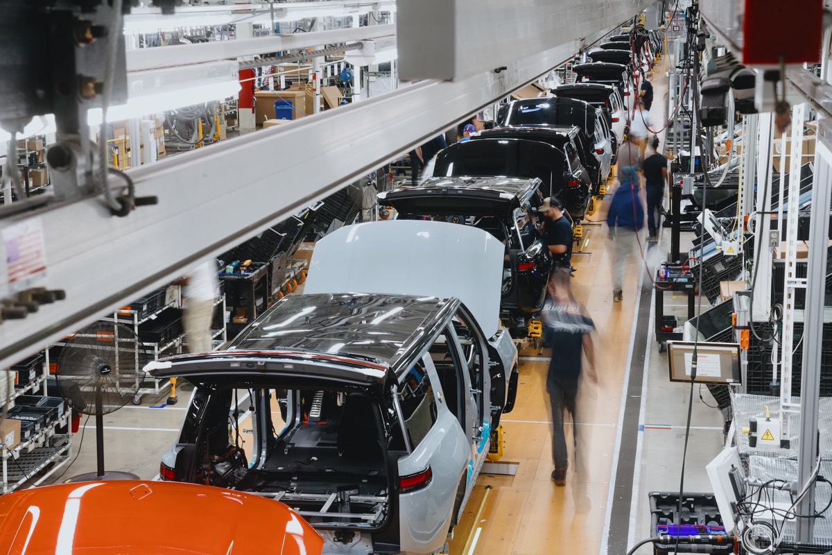 Rivian R1 Assembly Line