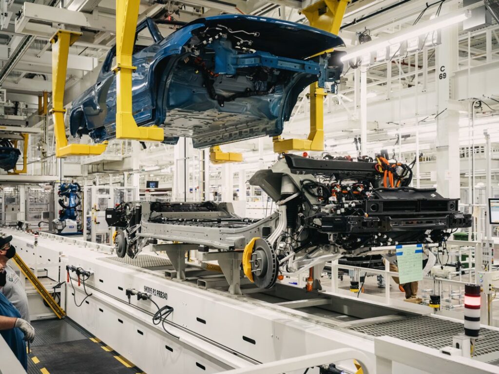 R1T Being Built At The Normal, IL Plant