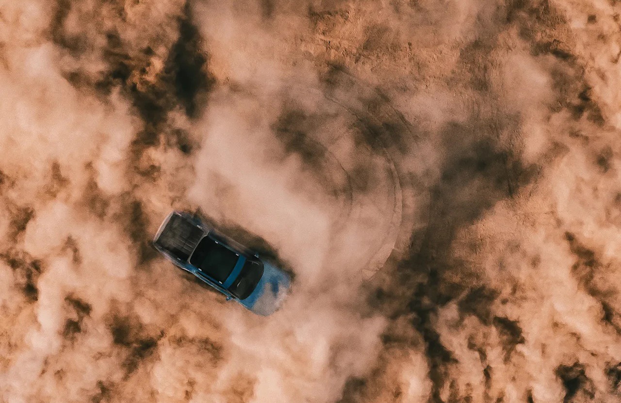 Rivian Quad Kick Turn