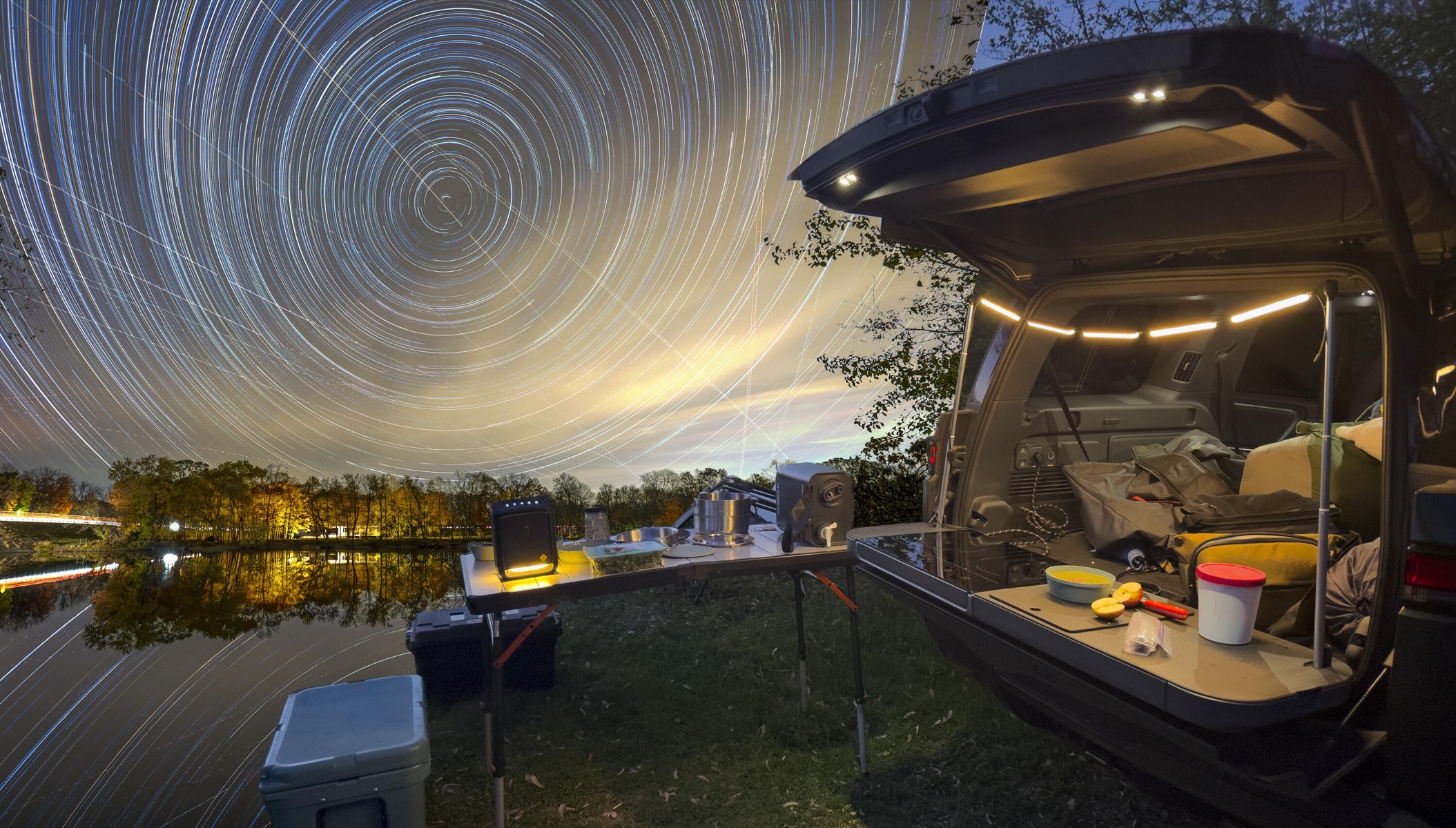 Rivian Camping