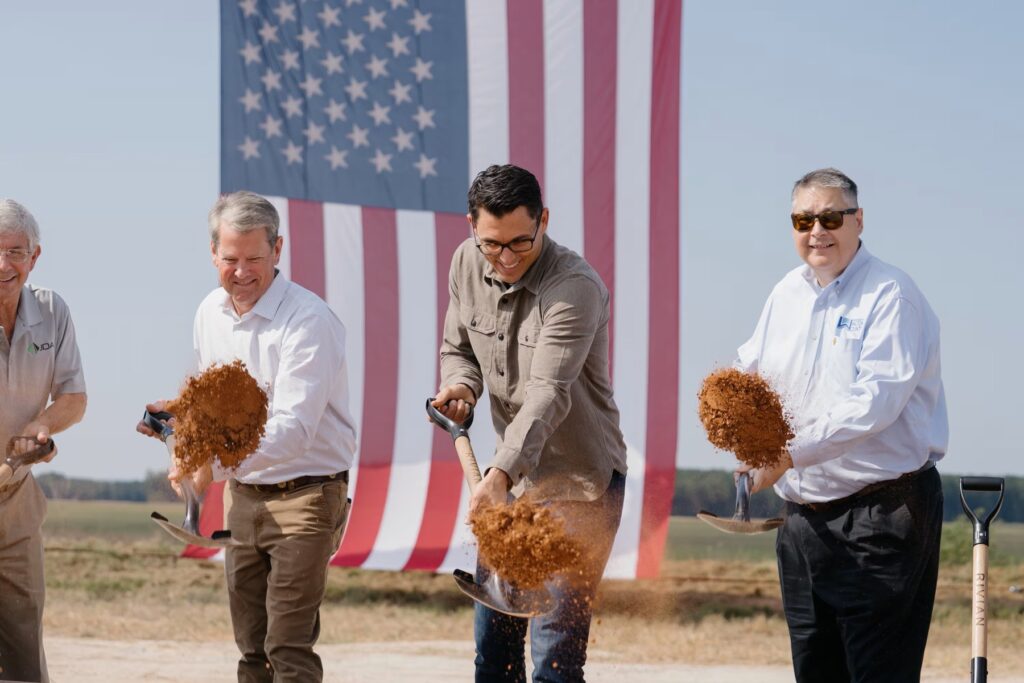 RJ Scaringe at the Georgia Groundbreaking Ceremony