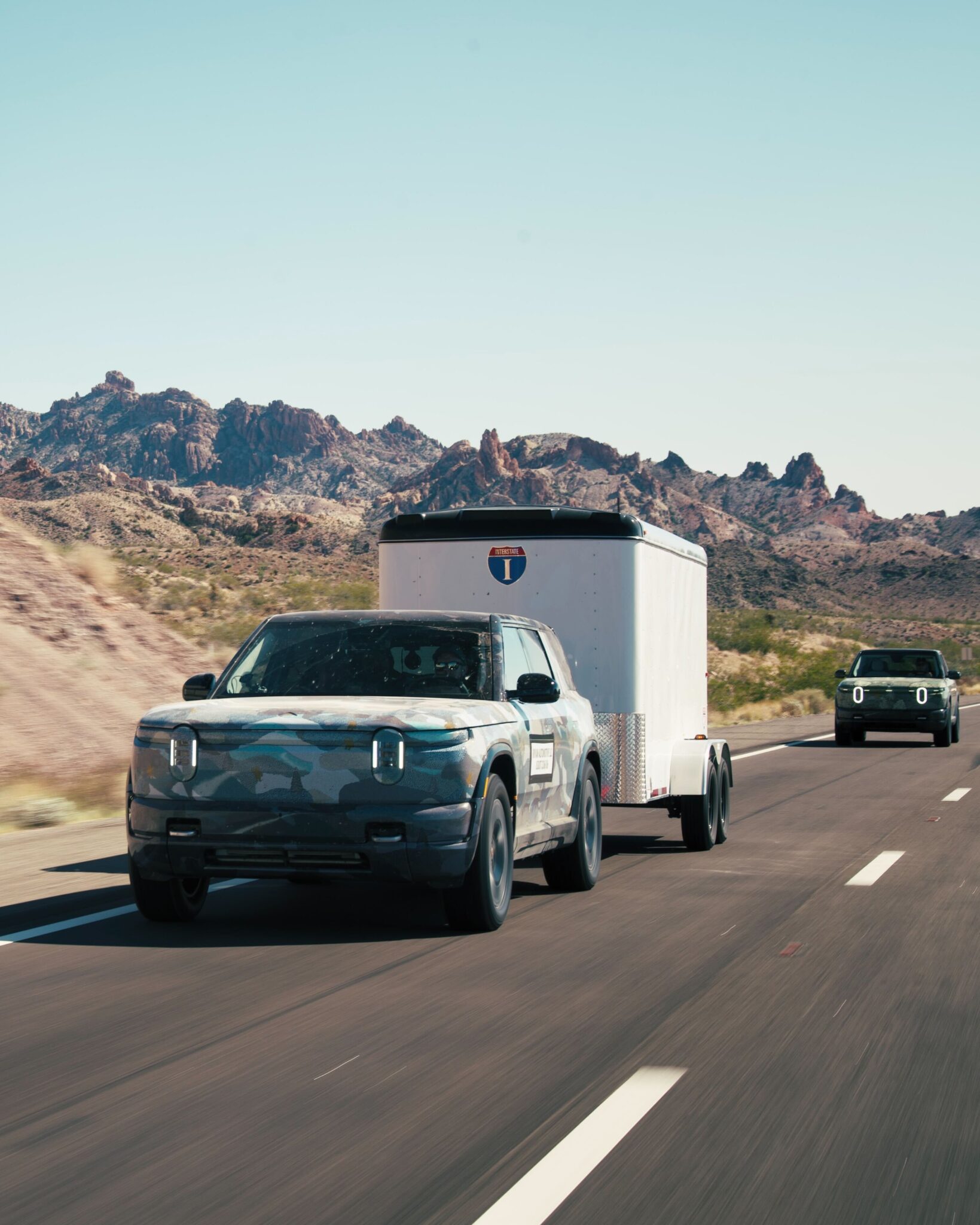 First Rivian Prototype Rivian R2 Prototype Spotted Towing, Testing Real-World Capability