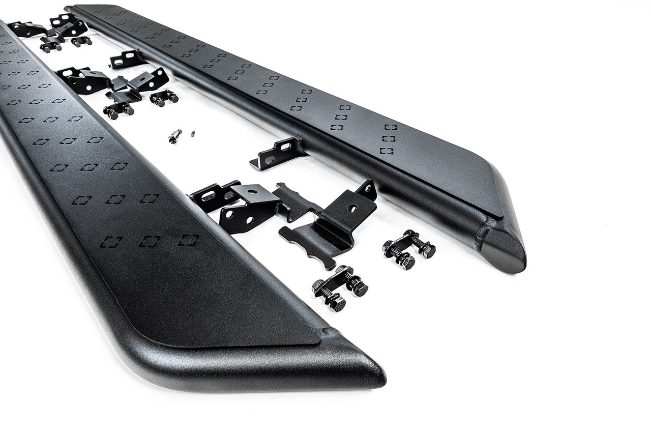 Team 1EV RMaxx Lightweight Aluminum Running Board Side Steps for Rivian R1T / R1S