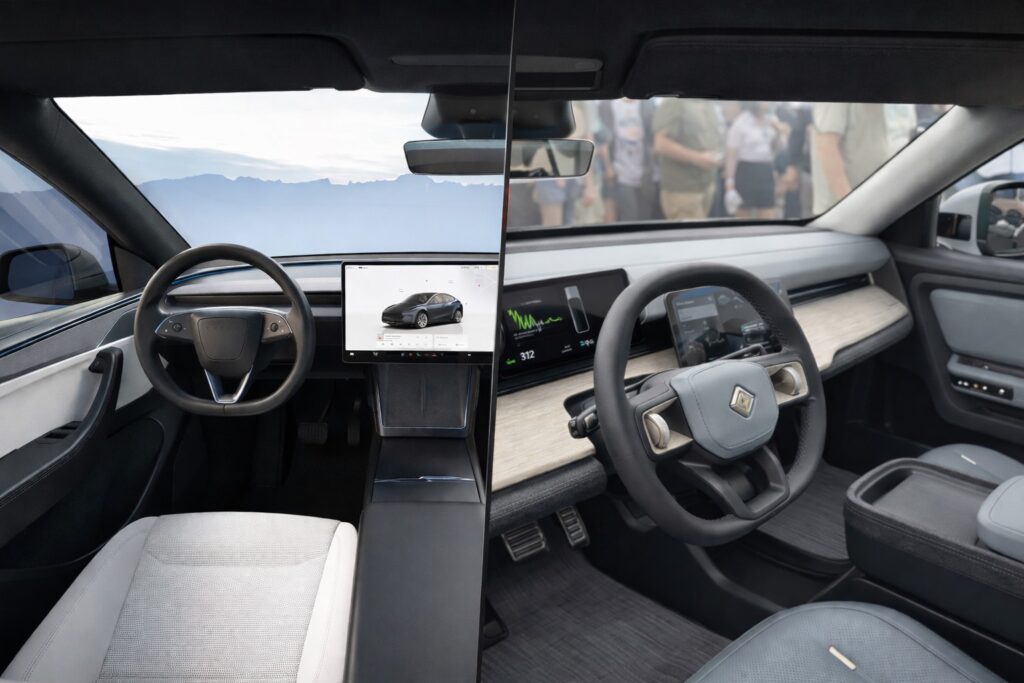 R2 Vs. Model Y Interior