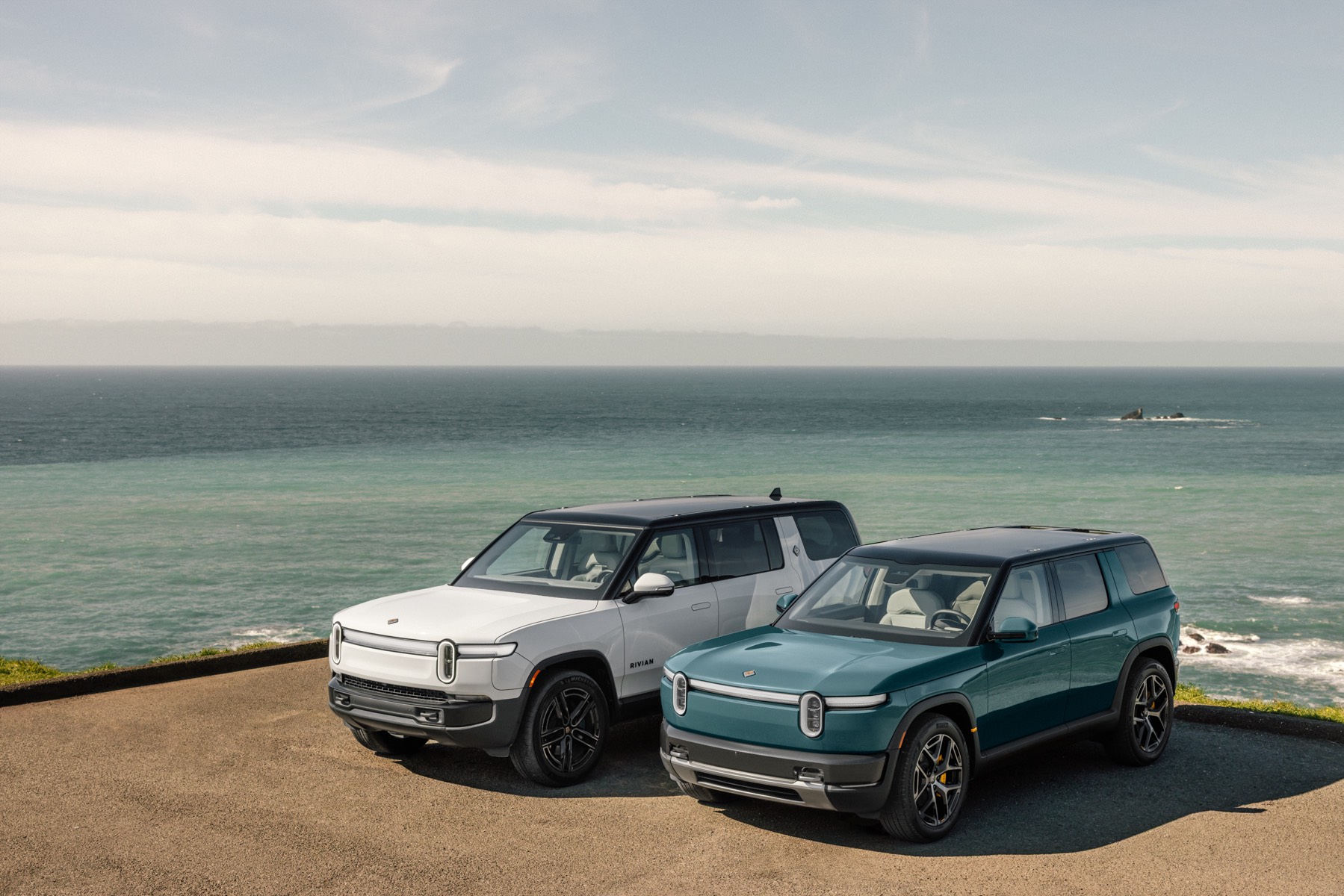 Rivian R1S and Rivian R2