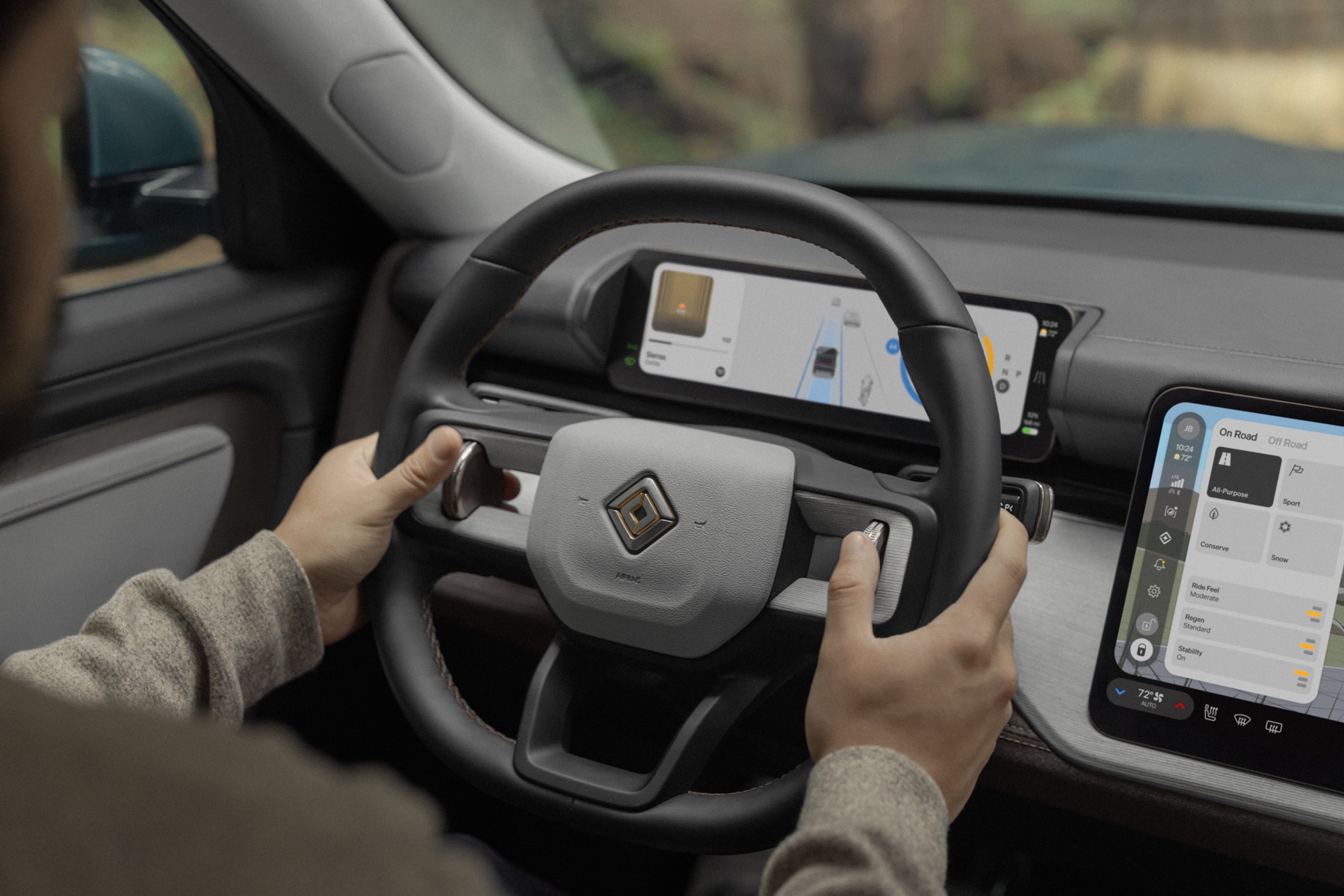 R2 Haptic Halo Steering Wheel