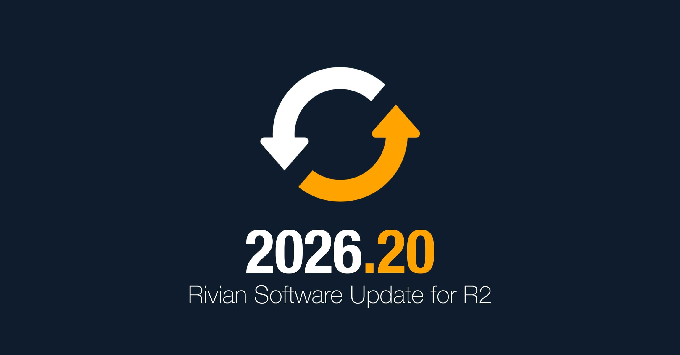 2026.20 Rivian Software Update