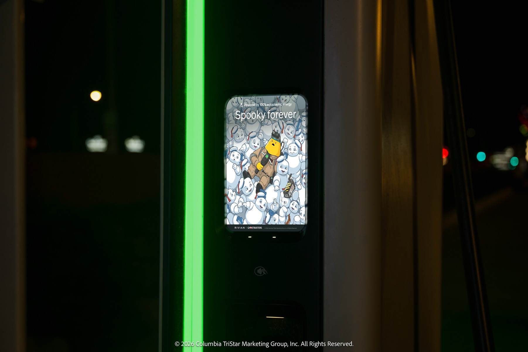 Mini-Pufts on a Rivian display